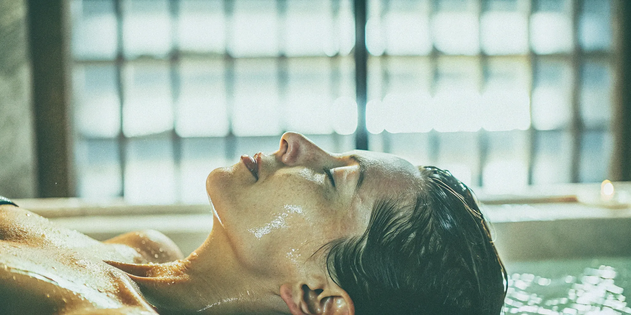 Woman with a fresh, glowing complexion after her Hydrafacial treatment.