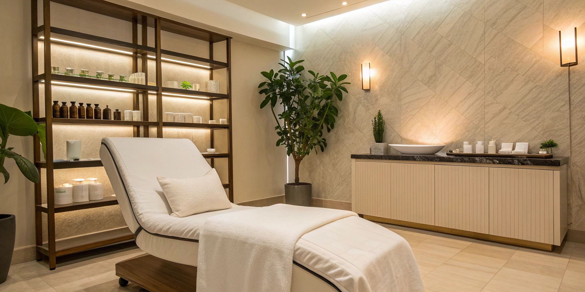 Professional med spa treatment room in Hoffman Estates with modern aesthetic equipment.