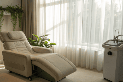 a guide to non surgical fat reduction procedures 239814 A non-surgical fat reduction machine in a modern treatment room for body contouring procedures.
