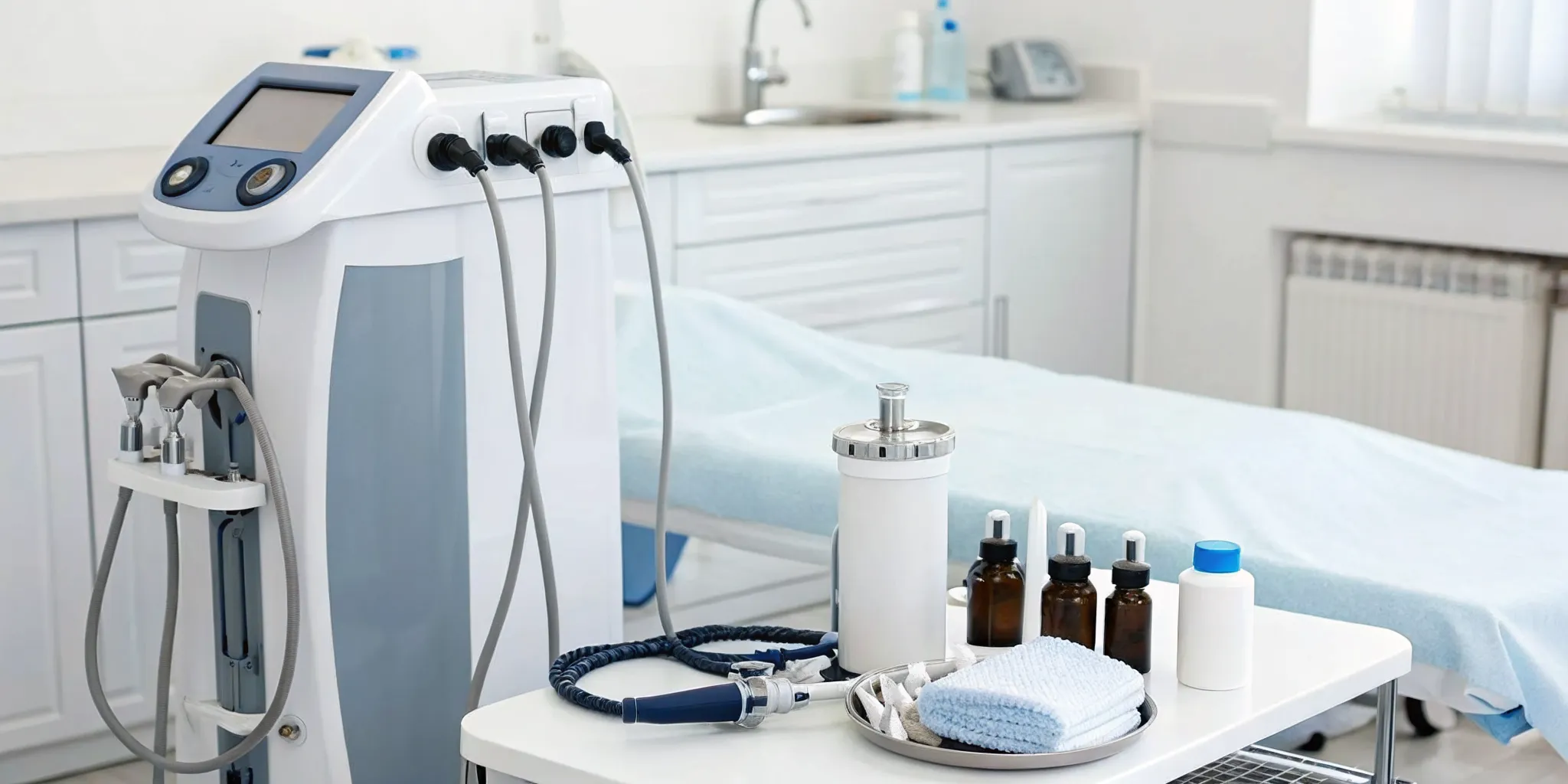 A non-surgical fat reduction machine, a key factor in the overall cost of the treatment.