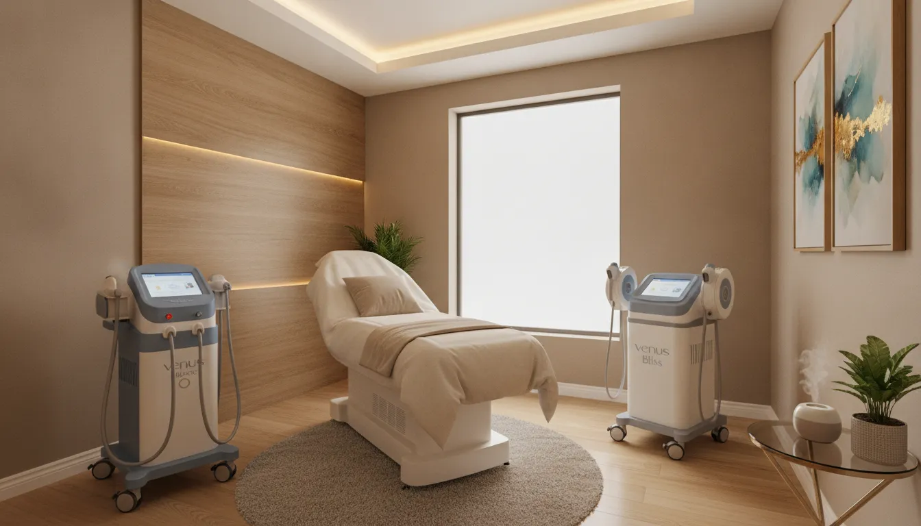 Non-invasive body contouring treatment room at LightRx medspa