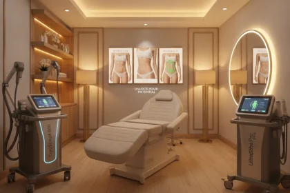 LightRx medspa treatment room with advanced body contouring technology